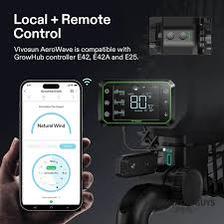 AeroWave E Series Clip Fan by Vivosun — EC Motor, Oscillating, App-Controlled