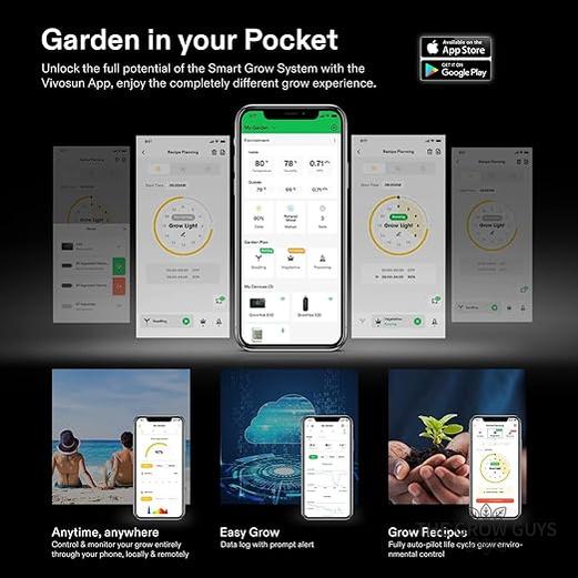 AeroZesh S6 by VIVOSUN - Smart Inline Fan 6"