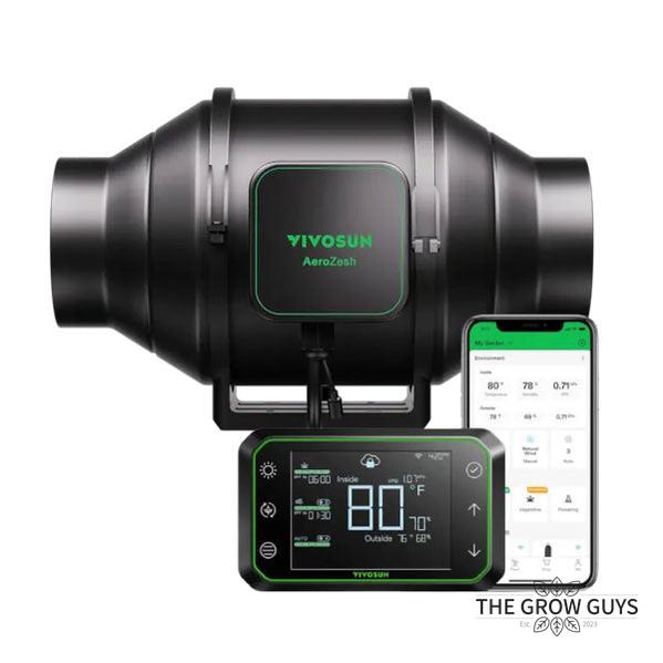 AeroZesh S6 by VIVOSUN - Smart Inline Fan 6"