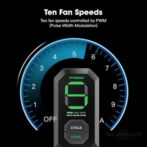 AeroZesh Smart Grow Tent Ventilation Kit by VIVOSUN - inline fan, carbon filter & controller system