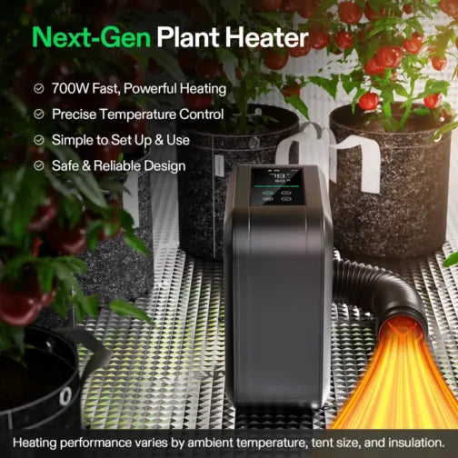 AeroFlux Smart Grow Tent Heater by VIVOSUN - 700W smart grow tent heater