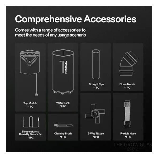 Aerostream H19 humidifier by Vivosun – smart ultrasonic climate control