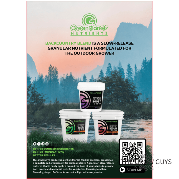 Back Country Blend Grow by Green Planet — Slow-Release Granular Veg Nutrient