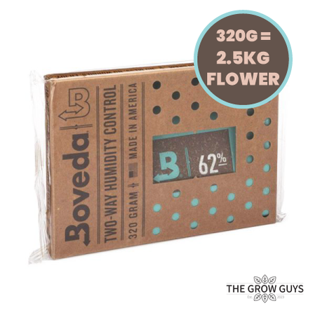 Boveda 62% RH Humidity Control Packs — Size 320g | Terpene Shield for Small Containers