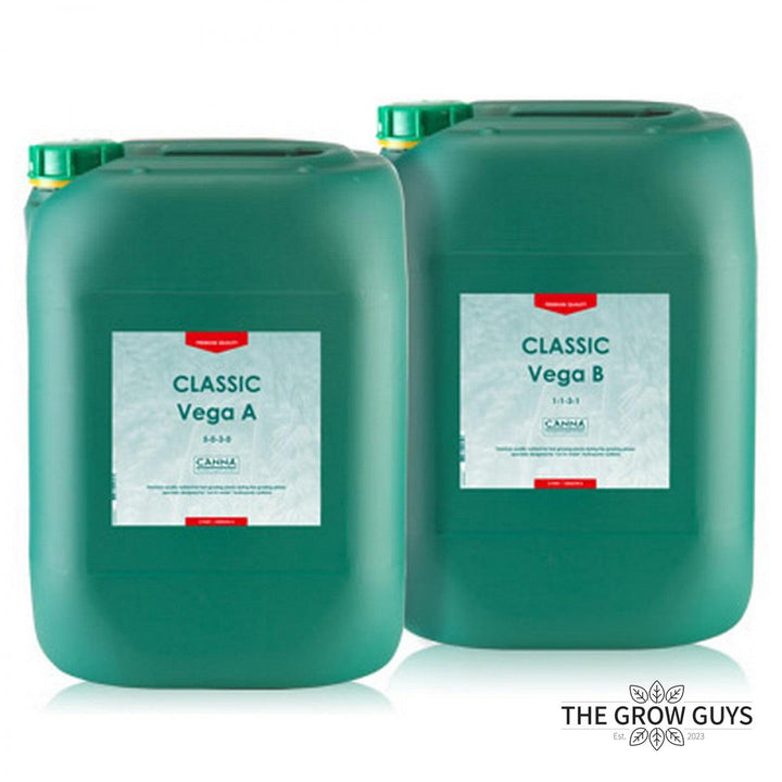 Classic Vega A&B Set by Canna — Inert Run-to-Waste Veg Nutrient