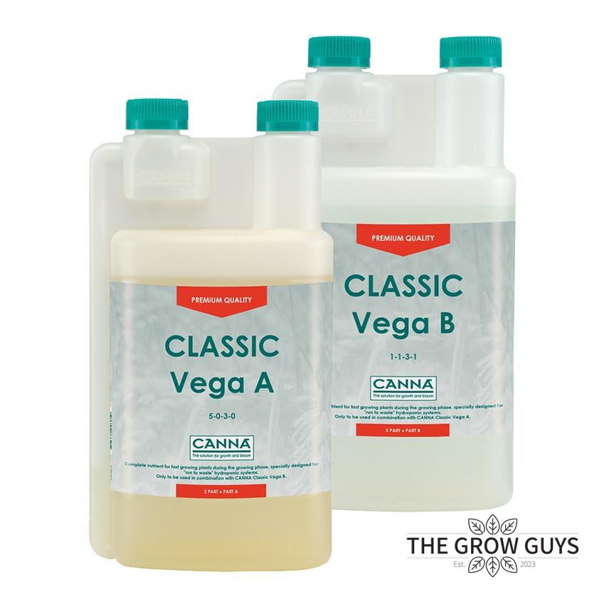 Classic Vega A&B Set by Canna — Inert Run-to-Waste Veg Nutrient