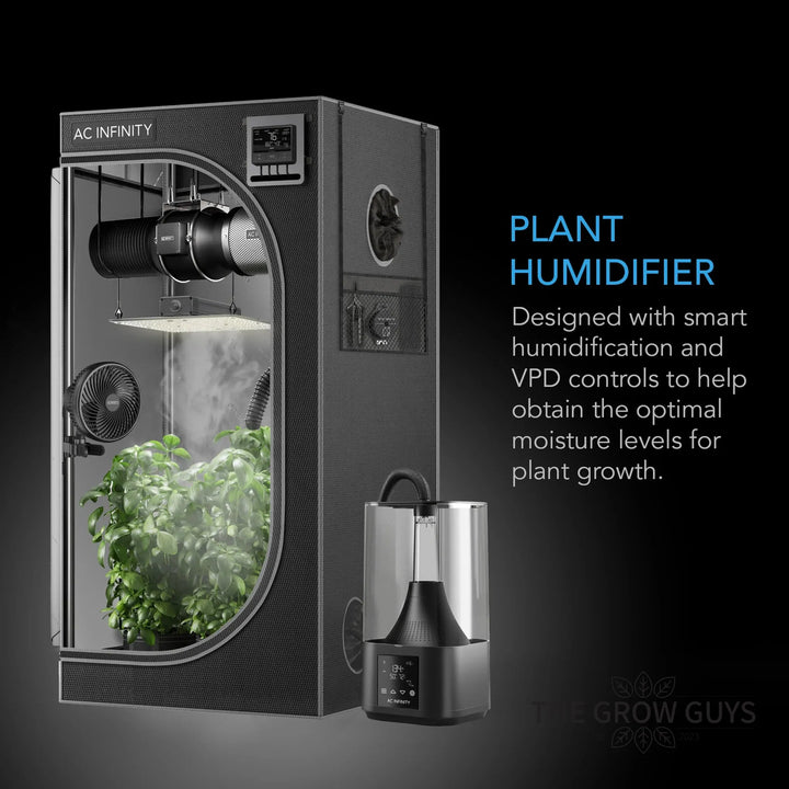 Cloudforge T3 V2 by AC Infinity — Compact UIS Smart Humidifier for Grow Tents