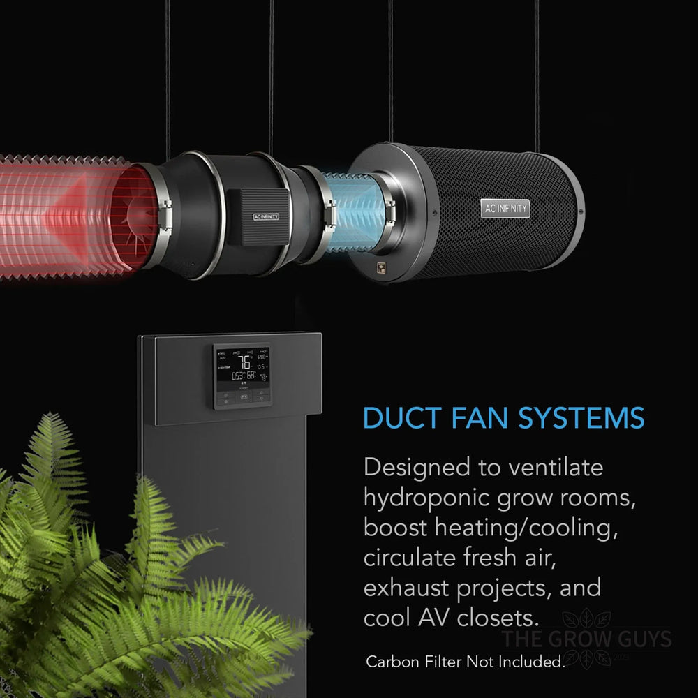 Cloudline Pro T Inline Duct Fans by AC Infinity – Climate-Smart Ventilation with Controller 69 Pro