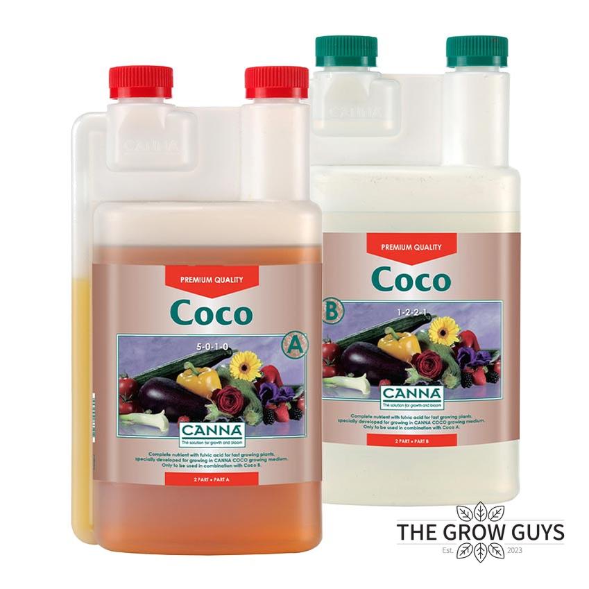 Coco A&B Set by Canna — Complete Coco Coir Nutrient Veg to Harvest
