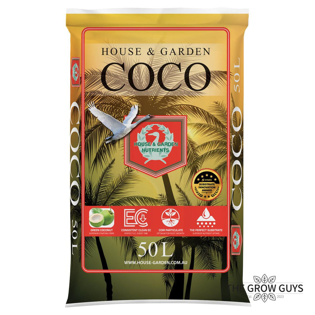 Coco by House & Garden — Premium Pre-Buffered Coco Coir 50L