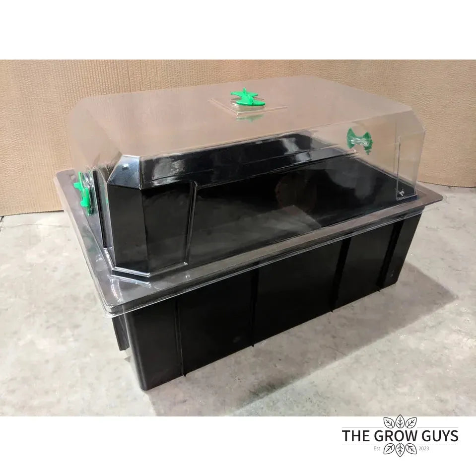 Crop Box Propagator Lid Large — Clear Dome with 3 Adjustable Vents for 23L, 45L & 65L Tubs