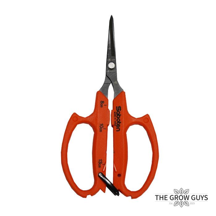 Curved Blade Trimming Scissors PT-21 by Saboten — Japanese Auto-Opening Magnetic Trim Tool