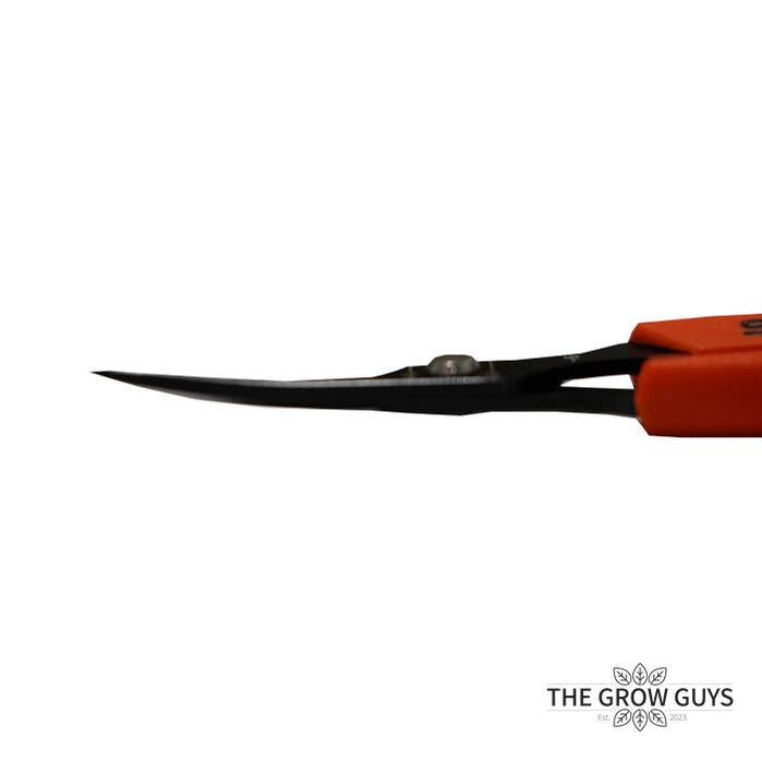 Curved Blade Trimming Scissors PT-21 by Saboten — Japanese Auto-Opening Magnetic Trim Tool