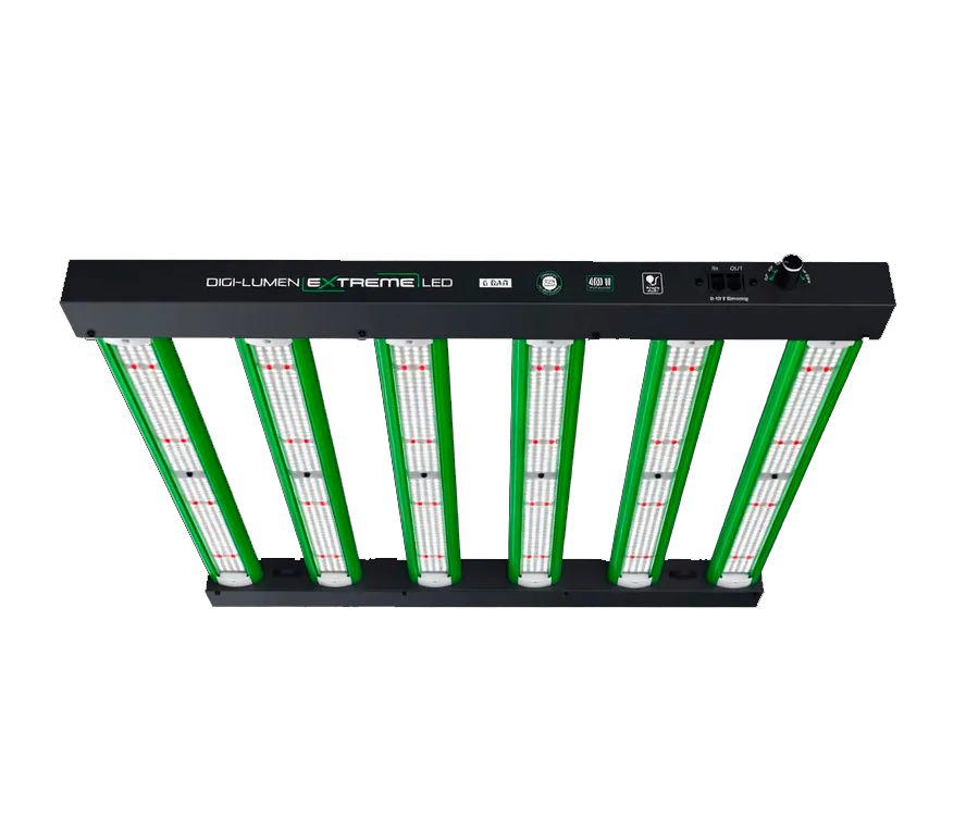 Extreme 400W LED Grow Light by Digi-Lumen — Compact 6-Bar Full Spectrum for 1m x 1m Tents