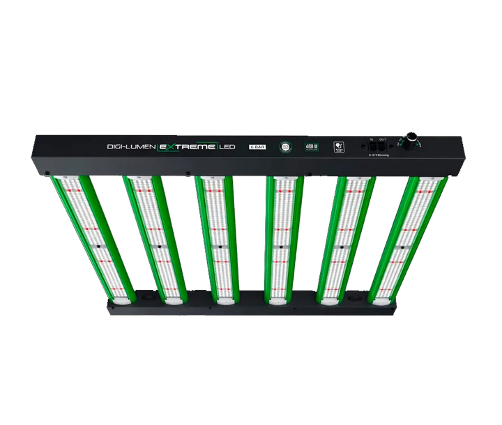Extreme 400W LED Grow Light by Digi-Lumen — Compact 6-Bar Full Spectrum for 1m x 1m Tents