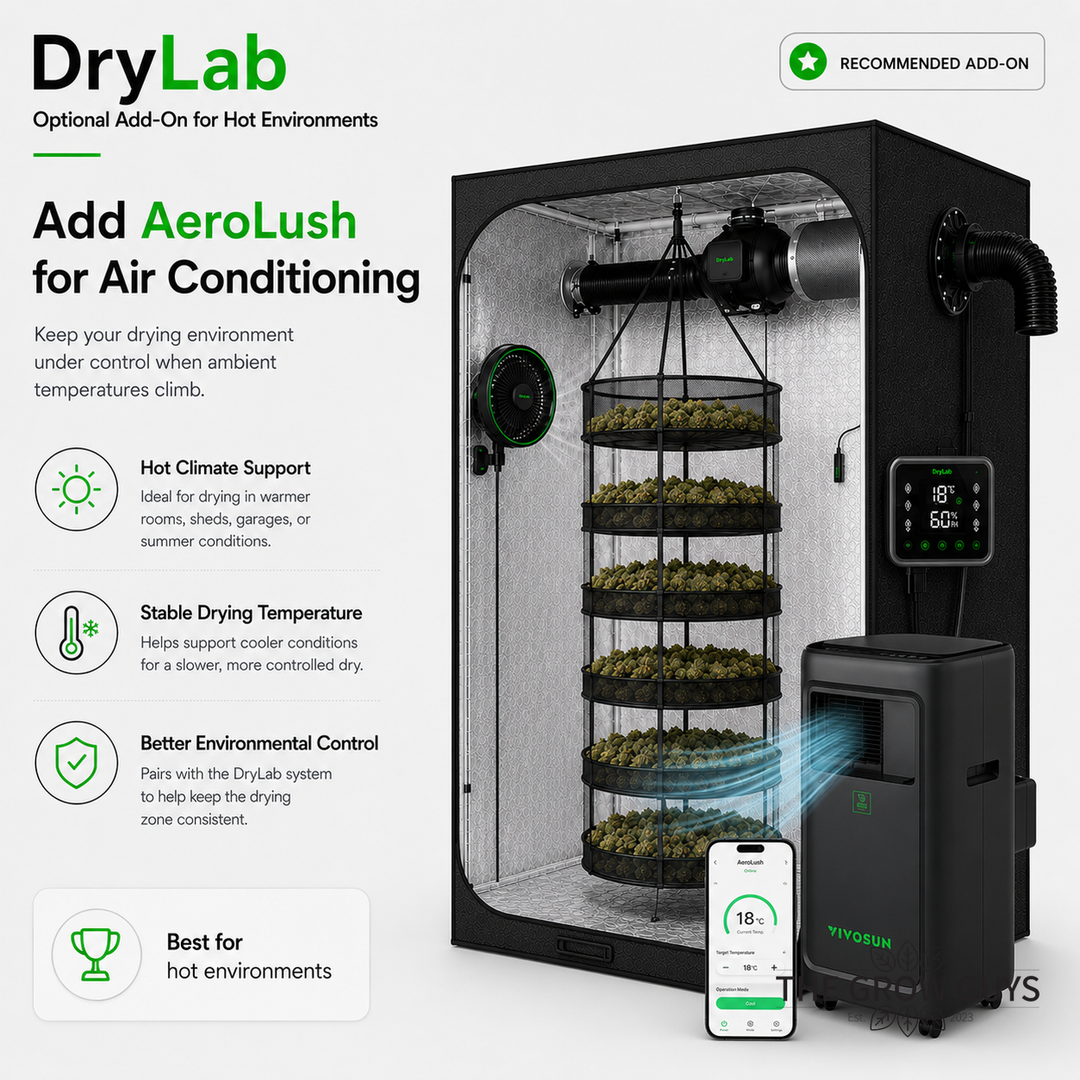 DryLab 5x5 Controlled Drying System Kit by The Grow Guys — Complete Tent Drying Setup