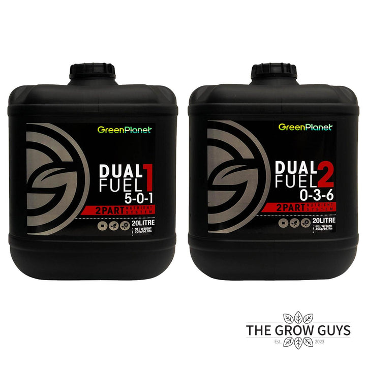 Dual Fuel 2-Part Set by Green Planet — 1:1 Base Nutrient System