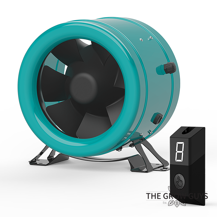 EC MixFlow Inline Fan by SigilVentus — Energy-Efficient Grow Tent Ventilation with Speed Controller