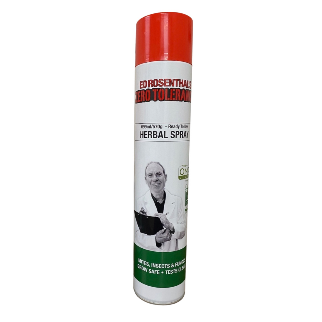 Ed Rosenthal's Zero Tolerance Aerosol 699ml — Organic Herbal Mite, Thrip & Fungus Gnat Spray