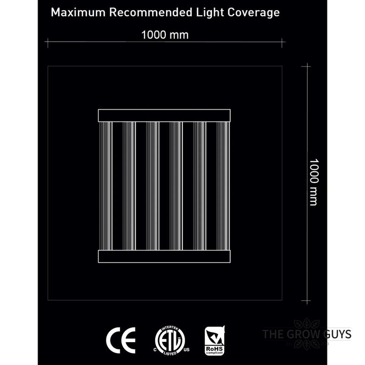 Extreme 400W LED Grow Light by Digi-Lumen — Compact 6-Bar Full Spectrum for 1m x 1m Tents