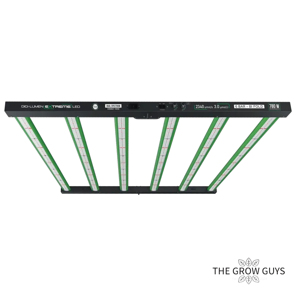 Extreme 780W Dual Spectrum LED Grow Light by Digi-Lumen — 6-Bar Bi-Fold UV + Far-Red