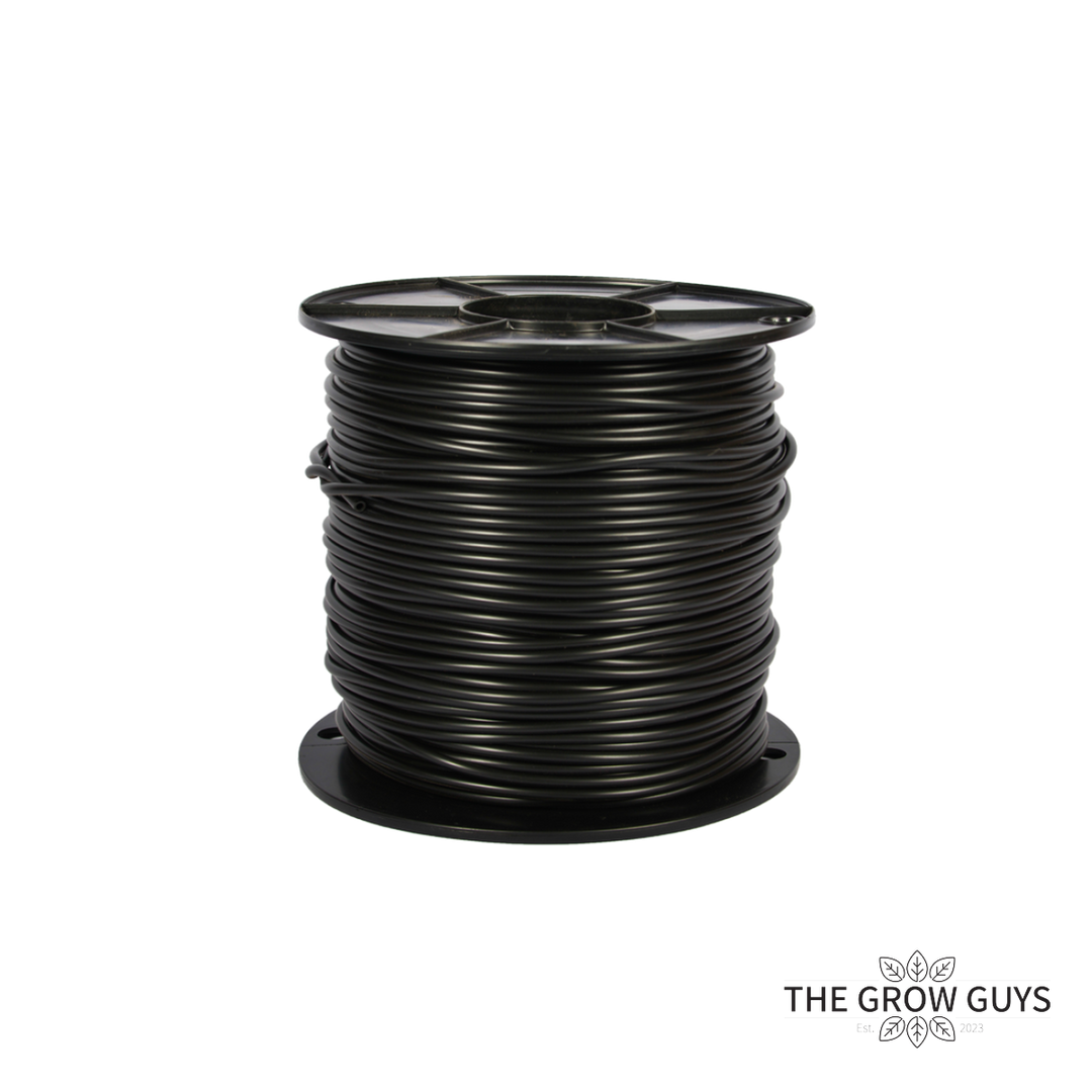 Flexible Black Poly Tubing by The Grow Guys