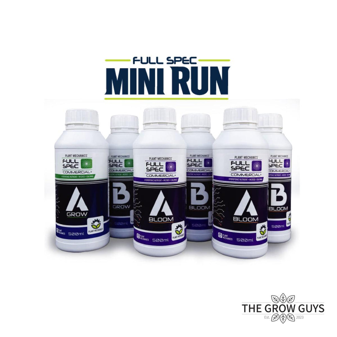 Full Spec Mini Run Kit by Plant Mechanics — Grow & Bloom Nutrient Starter Pack