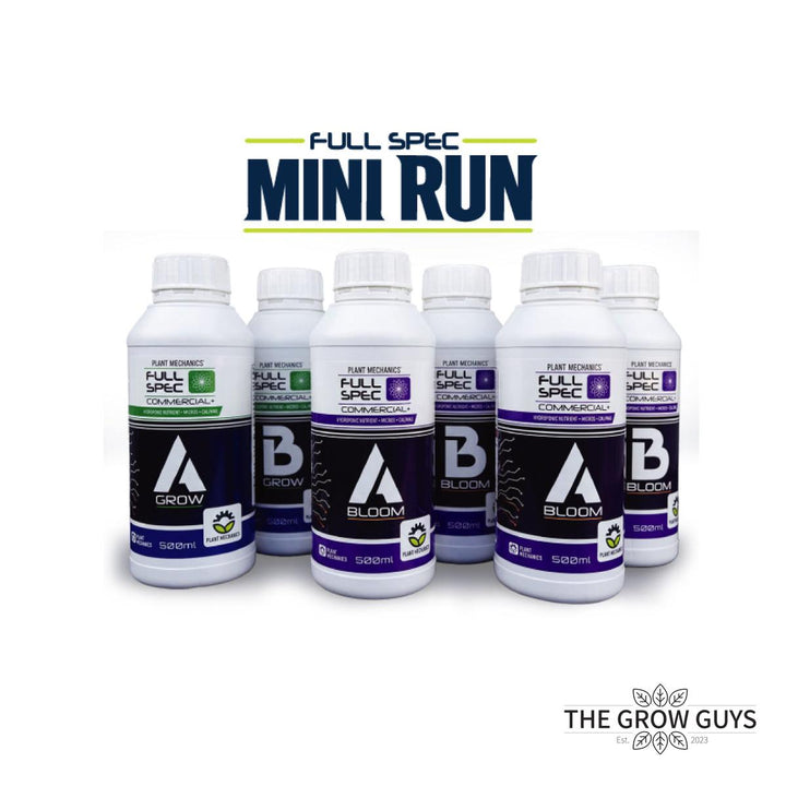 Full Spec Mini Run Kit by Plant Mechanics — Grow & Bloom Nutrient Starter Pack