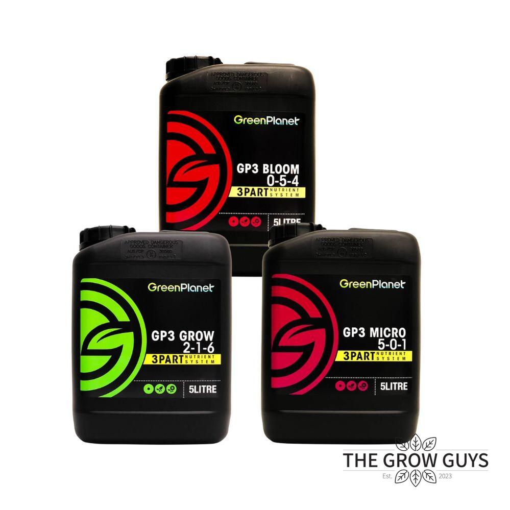 GP3 Set by Green Planet — Grow, Bloom & Micro 3-Part Base