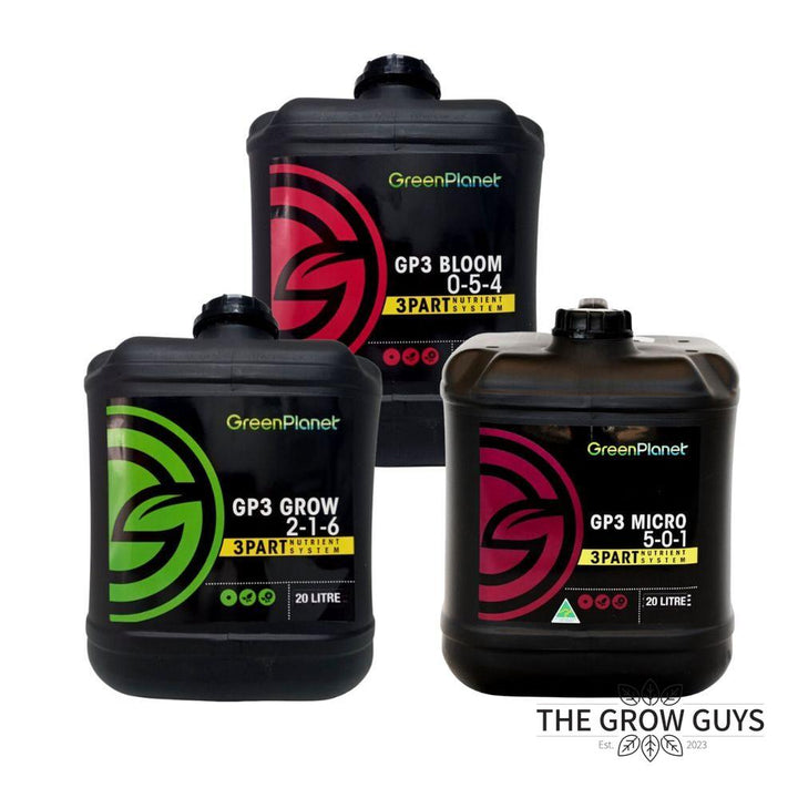 GP3 Set by Green Planet — Grow, Bloom & Micro 3-Part Base