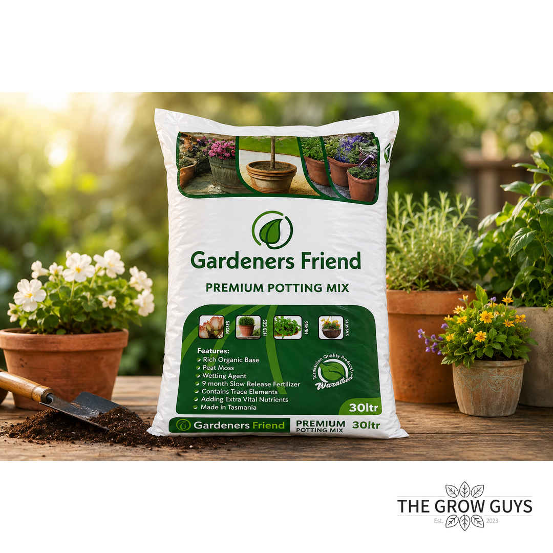 Gardeners Friend Premium Potting Mix 30L — Tasmanian-Made Garden Blend
