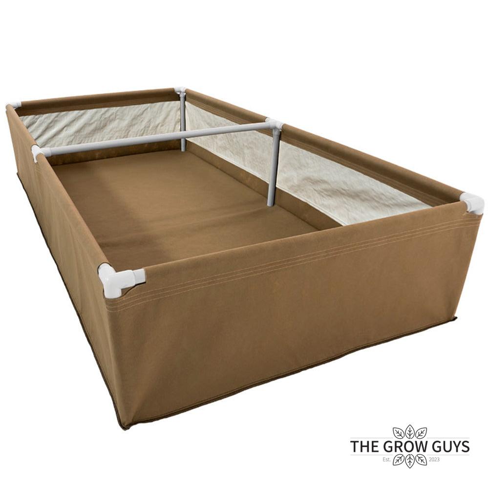 Grassroots Raised Living Soil Bed by Nutrifield — MoistureLock™ Fabric Bed with Bottom Aeration Strip