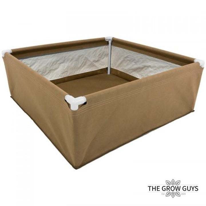Grassroots Raised Living Soil Bed by Nutrifield — MoistureLock™ Fabric Bed with Bottom Aeration Strip