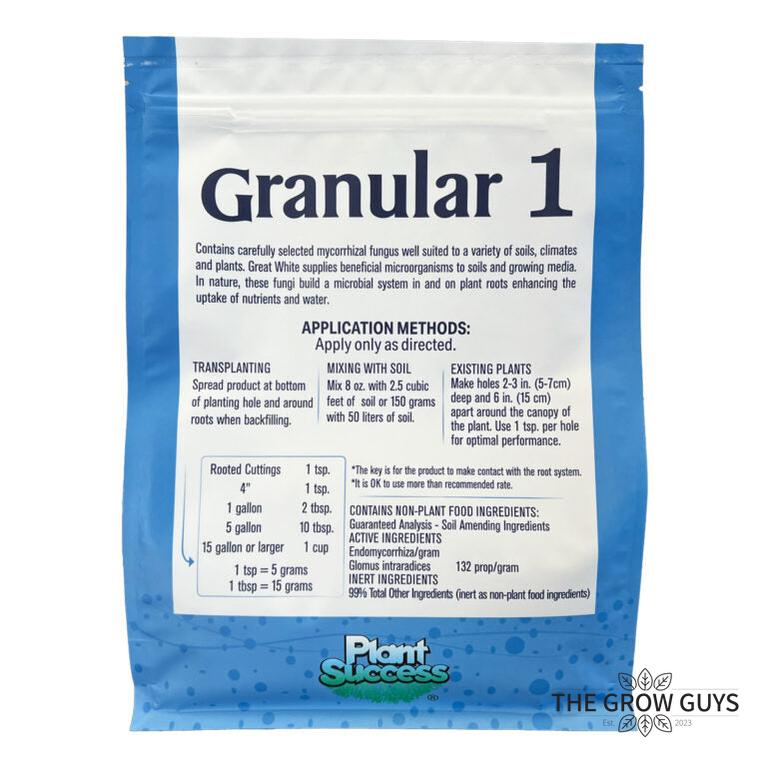 Great White Granular One by Plant Success - Mycorrhizal Root Enhancer