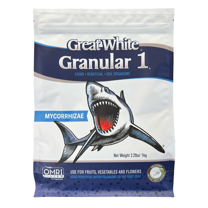 Great White Granular One by Plant Success - Mycorrhizal Root Enhancer