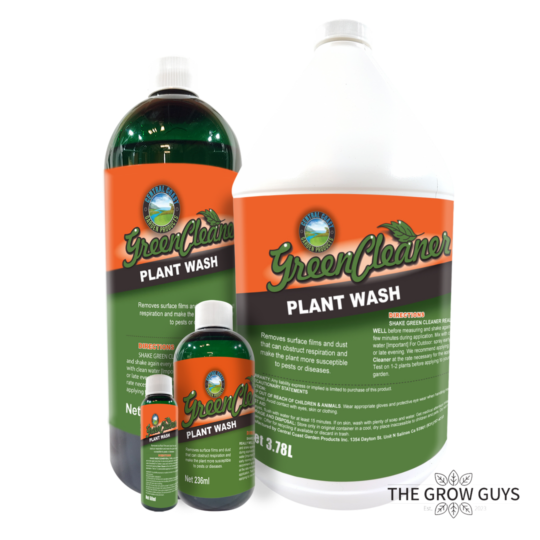 Green Cleaner Plant Wash by Central Coast Garden — Natural IPM Spray for Spider Mites, Aphids & Mildew