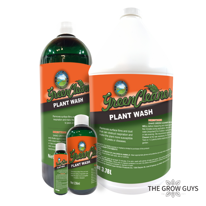 Green Cleaner Plant Wash by Central Coast Garden — Natural IPM Spray for Spider Mites, Aphids & Mildew
