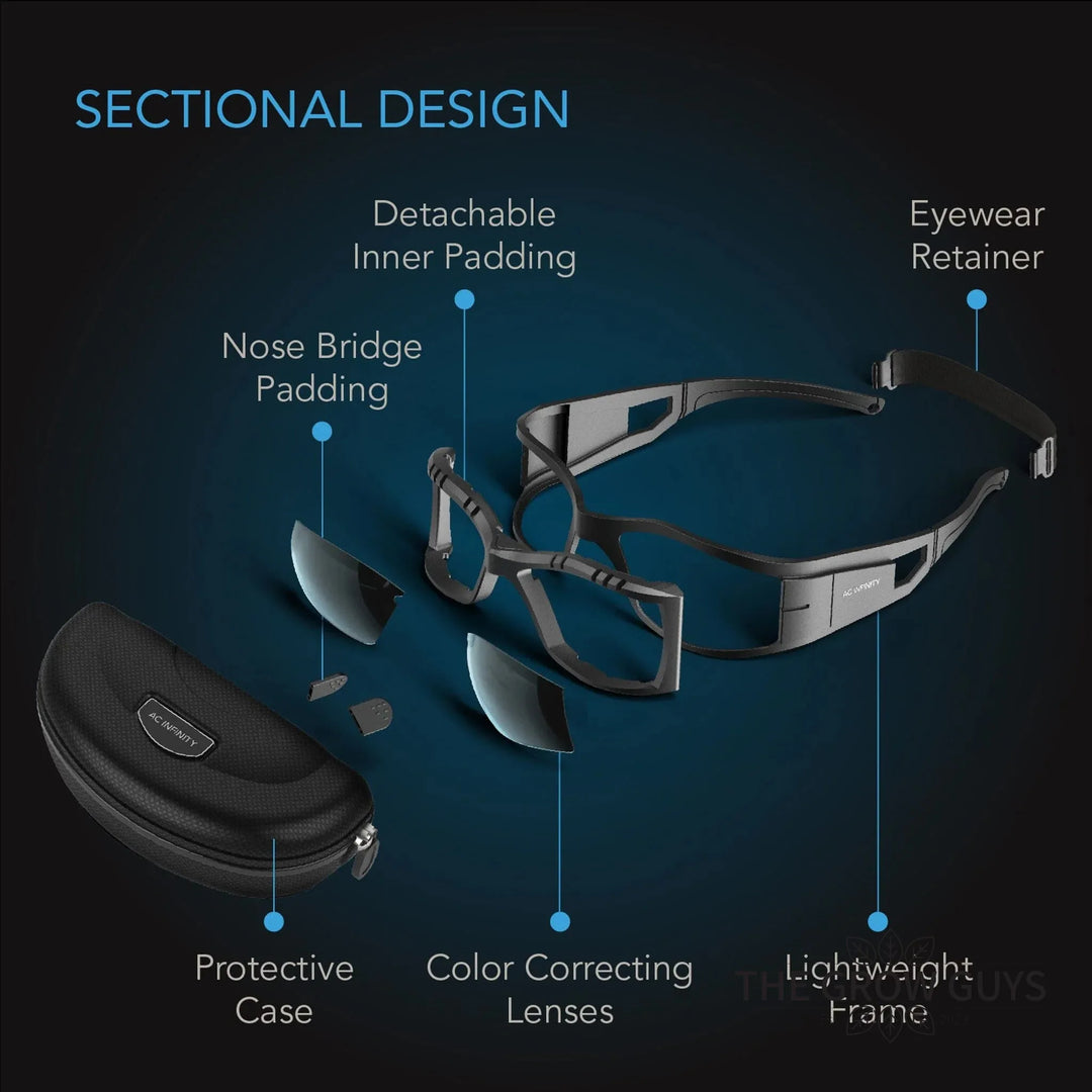 Grow Room Glasses by AC Infinity — True Colour Eye Protection Under Grow Lights