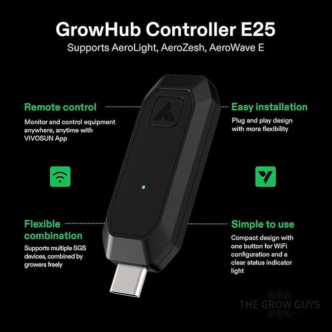 GrowHub E25 Controller by Vivosun – Smart Expansion Port for E42/E42A