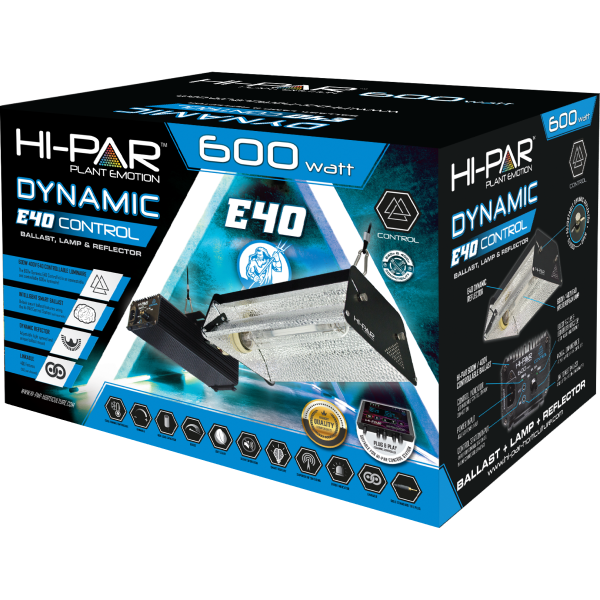 Dynamic E40 control kit 600 W by Hi-Par – HPS Grow Light Kit