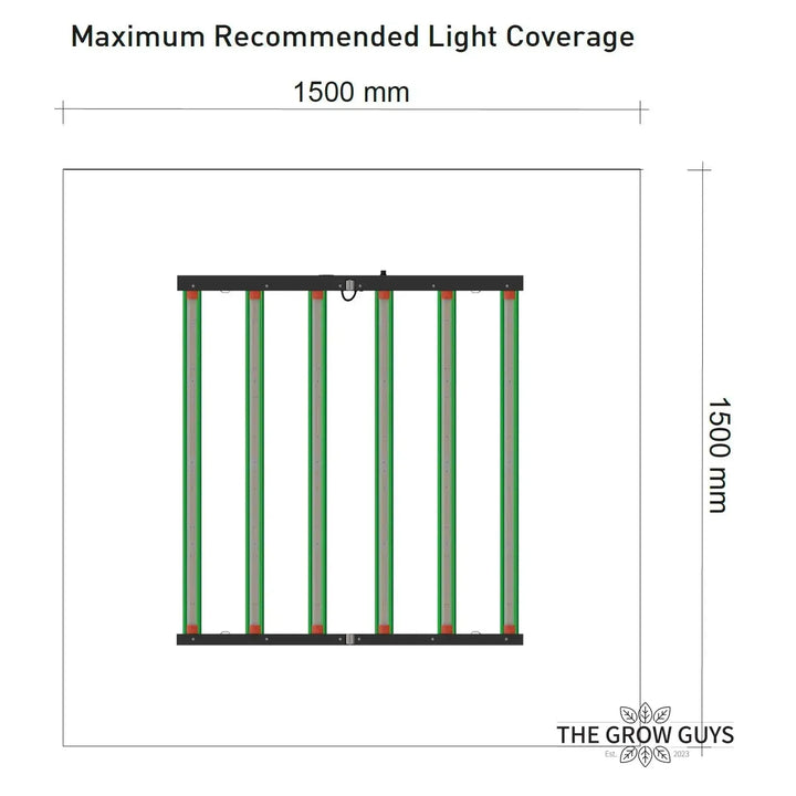 Halo 720 W LED by Digi‑Lumen – 6‑Bar Bi‑Fold Grow Light