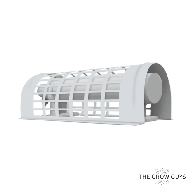 Tube heater and heat shield combo — radiant grow room heating kit
