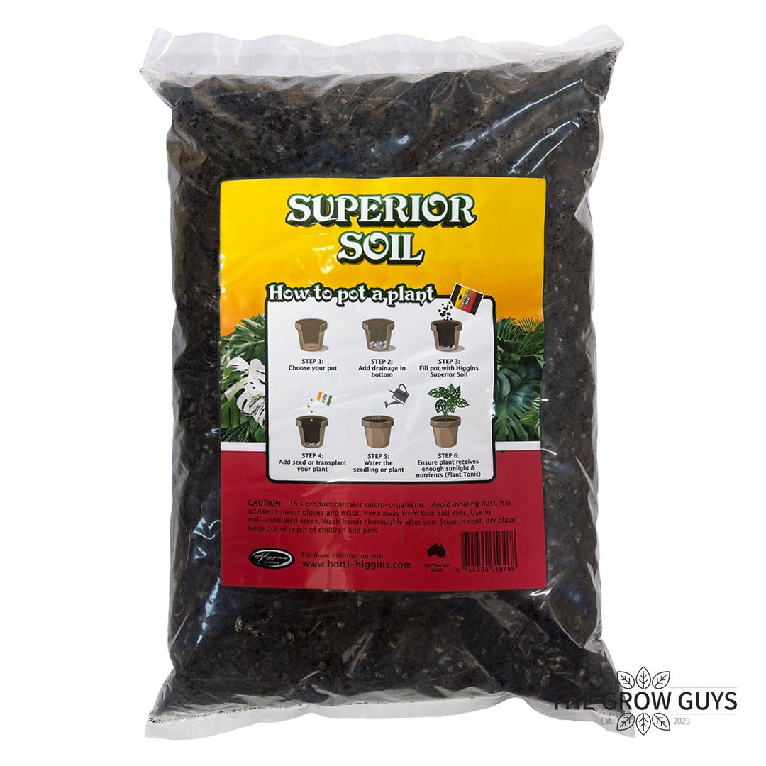 Higgins Superior Soil — Premium Aroid & Tropical Potting Mix 8L