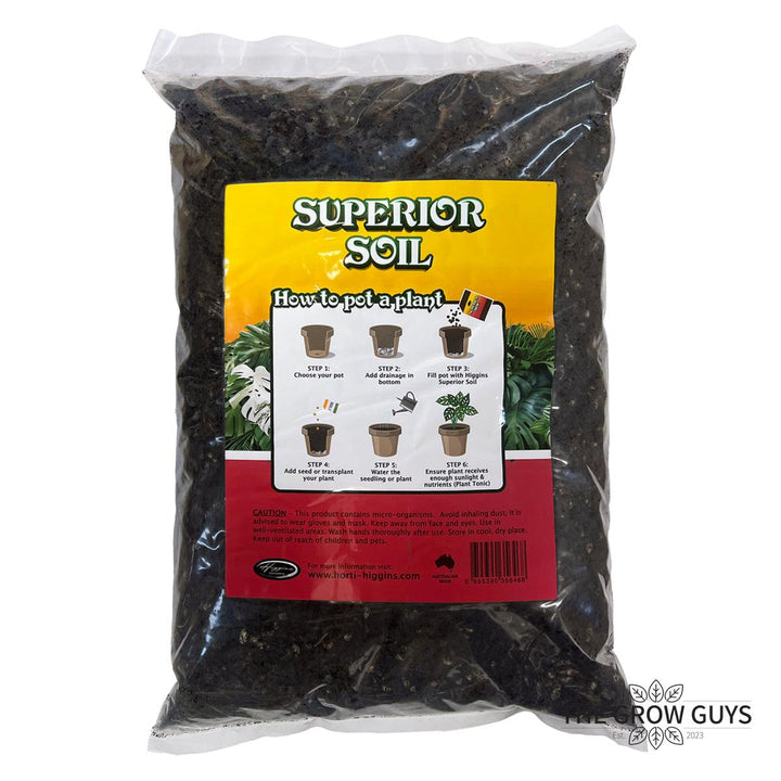 Higgins Superior Soil — Premium Aroid & Tropical Potting Mix 8L