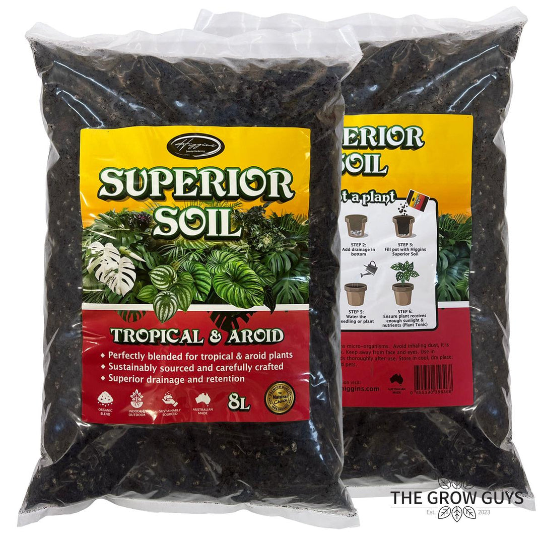 Higgins Superior Soil — Premium Aroid & Tropical Potting Mix 8L