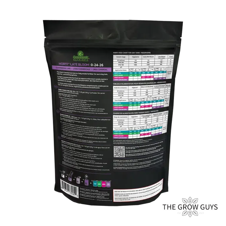 Horti Late Bloom by Green Planet — 0-24-26 Dry Flower Finisher