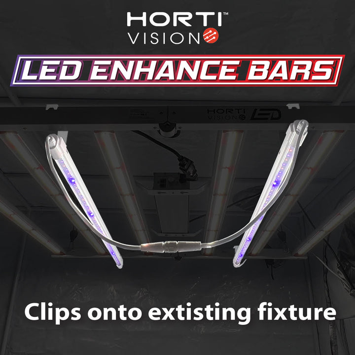 50W LED Enhance Bars by Hortivision - spectrum booster bars for LED grow lights