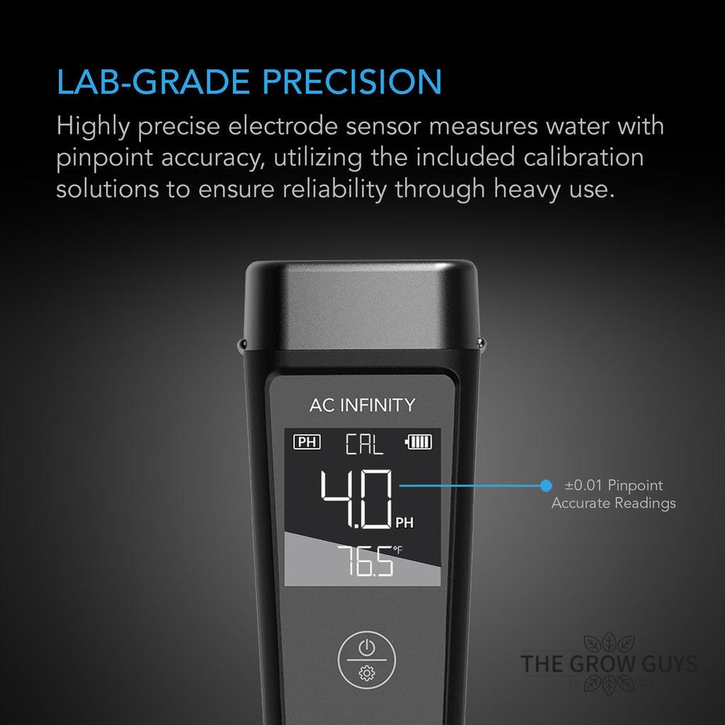 Hydroponic Meter Pro Kit by AC Infinity — All-in-One pH, EC, TDS & Temp Meter