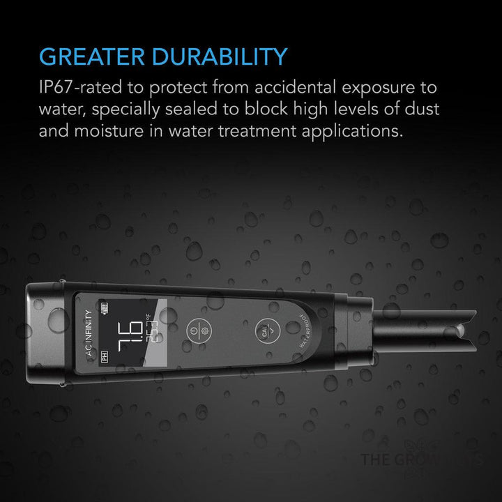 Hydroponic Meter Pro Kit by AC Infinity — All-in-One pH, EC, TDS & Temp Meter
