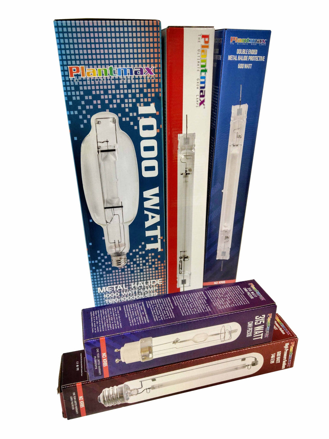 Plantmax 400W HPS Lamp — High Output Flowering Bulb, 2000K